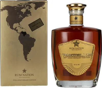 Produktbild von Rum Nation Venezuela XO 25th Anniversary Edition 43% Vol. 0,7l in Geschenkbox