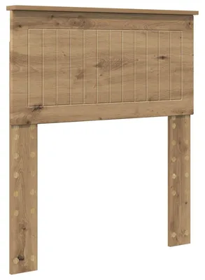 Image de Tête de lit vidaXL en bois composite chêne artisanal