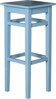 Produktbild von Casa Padrino Landhaus Stil Bar Hocker Massivholz - Shabby Chic Landhaus Stil Barhocker Bar Stuhl