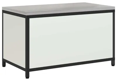 Image de Rangement de cuisine HATTEM Blanc 90 x 50 x 53 cm Acier