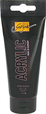 Produktbild von KREUL Acrylfarbe SOLO Goya Acrylic schwarz 100 ml