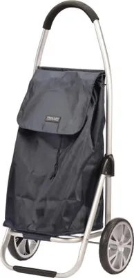 Produktbild von Kollabierbarer Einkaufstrolley 42L - Blau - Aluminiumrahmen mit 2 Rädern und ergonomischem Griff