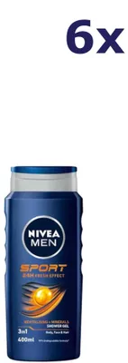 Produktbild von 6x Nivea men Douchegel sport 400 ml
