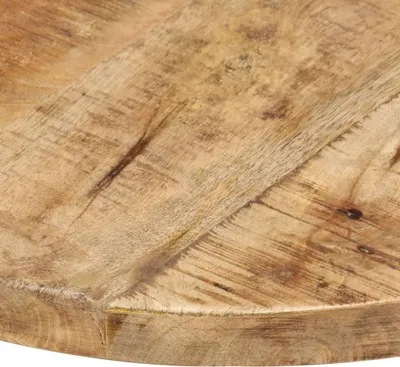Produktbild von vidaXL Tischplatte Massivholz Mango Rund 25-27 mm 40 cm