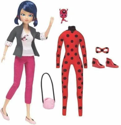 Image de Poupée Miraculous Marinette avec 2 tenues