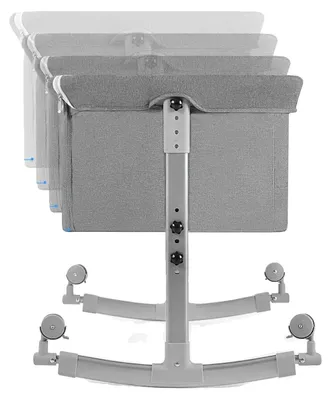 Immagine prodotto di Lettino da viaggio, design trasformabile, zanzariera regolabile, grigio