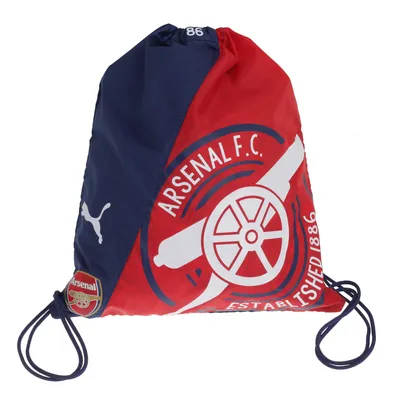Obrázok produktu pre Arsenal FC – športová taška, pruhovaná BS847 (jednotná veľkosť) (červená/biela)