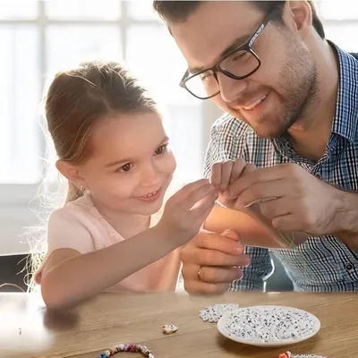 400 Multifunktionale Kunststoffperlen für DIY Schmuck