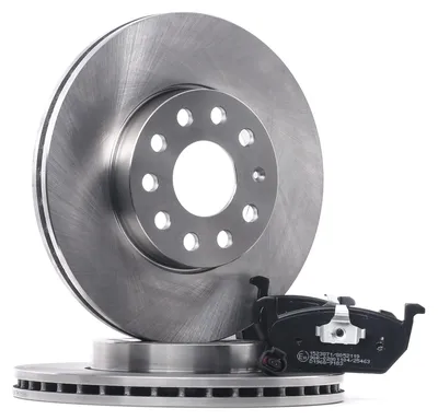 Produktbild von RIDEX Bremsenset Vorne Bremsscheiben Beläge Satz für VW Golf VII Schrägheck (5G1, BQ1, BE1, BE2) 288mm