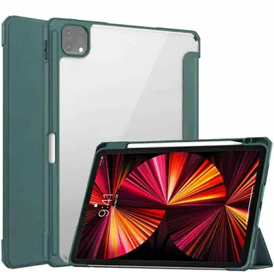 Produktbild von imoshion Trifold Hardcase Klapphülle iPad Pro 11 (2022 / 2021 / 2020 / 2018) - Grün