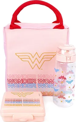 Produktbild von Wonder Woman - Svačinový set NS6371 (jedna velikost) (růžová)