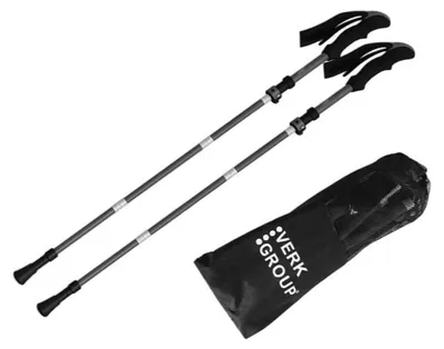 Obrázek produktu pro Verk 14707 Hole na nordic walking a trekking, 2 ks, černé