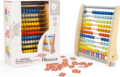 Obrázek produktu pro CLASSIC WORLD Dřevěné počítadlo + Matematické aktivity 46 el.