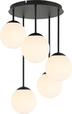 Produktbild von Hängelampe tooLight APP1816-5CPR Black White
