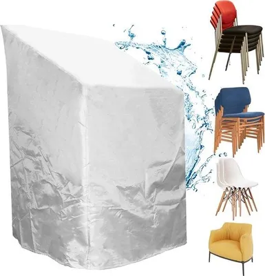 Produktbild von Famanu Schutzhülle für Gartenstühle - UV-beständig, wasserabweisend, winterfest - 70 x 70 x 80/120 cm