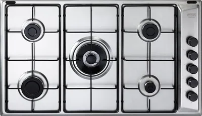 Immagine prodotto di De'Longhi FLA 59 DD piano cottura Inox Da incasso 86 cm Gas 5 Fornelli