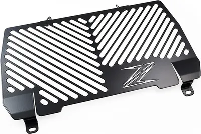 Produktbild von ZIEGER Kühlerabdeckung kompatibel mit Kawasaki Z900 Logo schwarz