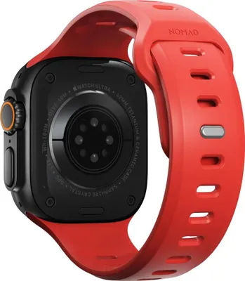 Produktbild von Nomad Tempo Band, Band, Smartwatch, Rot, Apple, 49mm / Ultra, Gummi