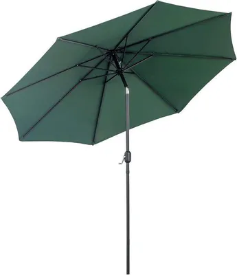 Zdjęcie produktu dla Parasol ogrodowy z regulowanym kątem nachylenia i uchwytem, 300 x 245 cm, biały