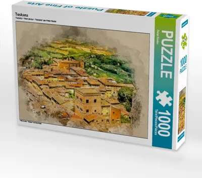 Produktbild von Calvendo Toskana 1000 Teile Puzzle quer 640x480mm, Roder Peter; 7445037