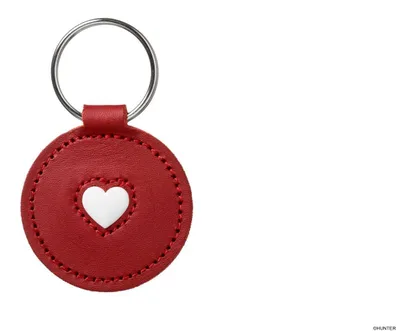 Produktbild von HUNTER Schlüsselanhänger Love Ø = 4,8 cm, rot