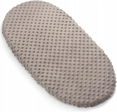 Obrázek produktu pro Jukki prostěradlo s gumou 80x40 cm do kočárku – Mocha Minky