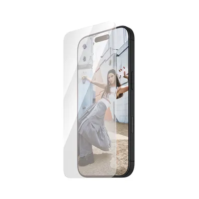 Zdjęcie produktu dla PanzerGlass SAFE. by ® Screen Protector iPhone 16 Plus | 15 Plus | Ultra-Wide Fit, Apple, Apple - iPhone 16 Plus, Apple - iPhone 15 Plus, Aplikacja na sucho, Odporny na zadrapania, Odporny na wstrząsy, Przezroczysty, 1 szt.