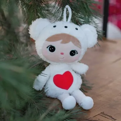 Produktbild von Metoo Rag Doll Eisbär Herz, weiß