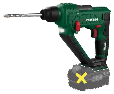 Produktbild von PARKSIDE® 20 V Akku-Bohrhammer »PABH 20-Li D4«, ohne Akku und Ladegerät