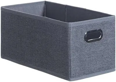Image de Boîte de rangement élégante, gris foncé, 15 x 31 x 15 cm