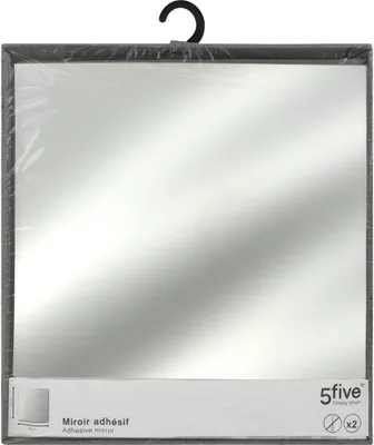 Produktbild von Satz von 2 quadratischen klebespiegeln 40x40 - 5 five simply smart