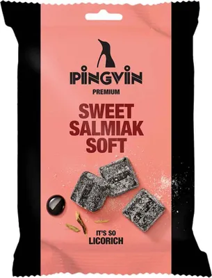 Immagine prodotto di Toms Pingvin Sweet Salmiac Soft Lakritz 90g