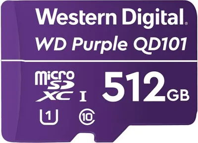 Zdjęcie produktu dla Western Digital WD Purple SC QD101 512 GB MicroSDXC klasy 10