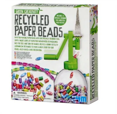 Zdjęcie produktu dla 4M Industrial Development 68243 4M Recycelte Papierperlen - Green Creativit retail