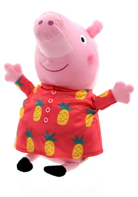 Produktbild von Peppa Wutz Plüschfigur (31cm) Plüschtier Kuscheltier Stofftier Pig Schweinchen Peppa Ananas-Kleid