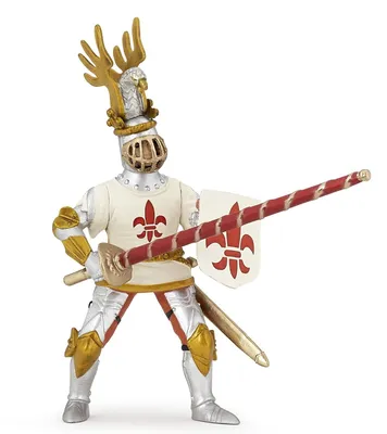 Produktbild von Papo Geschichte Weißer Ritter Fleur De Lys 39790