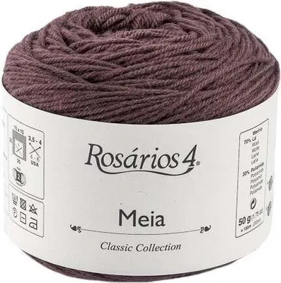 Produktbild von Rosários 4 Meia 32 Purple Strickgarn