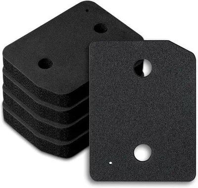 Immagine prodotto di Set da 5 pezzi - Filtri di base per asciugatrici - Filtri per asciugatrici a ciclo continuo - Filtri di base - Filtri Pluis per asciugatrici a condensazione - Nero