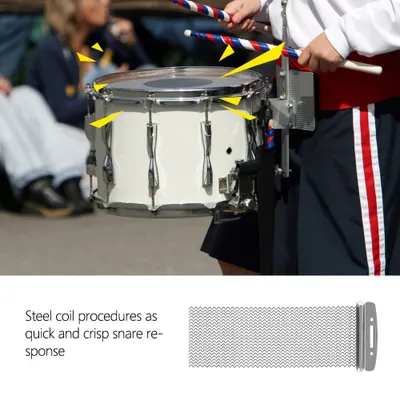 Produktbild von Haltbare Hälfte Design Stahldraht für Kinder Snare Drum Instrument Ersatzteil (20)