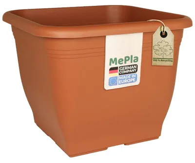 Produktbild von MePla - Pflanzkübel Quadrat 28x28 terra