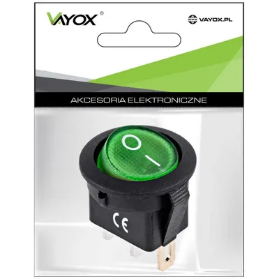 Immagine prodotto di Interruttore Vayox IRS 101-8C/D 12V | Verde
