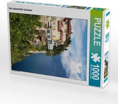 Produktbild von CALVENDO Puzzle Der zauberhafte Gardasee | 1000 Teile Lege-Größe 64x48cm Foto-Puzzle für glückliche Stunden