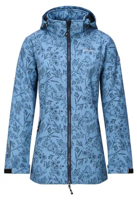 Produktbild von Nordberg Fleur – Damen-Softshell-Sommerjacke für Outdoor-Aktivitäten – Blau - Größe M