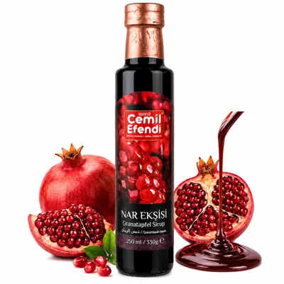 Produktbild von 2 × 330 g , 100% Granatapfelkonzentrat aus Hatay, KI-generiertes Bild