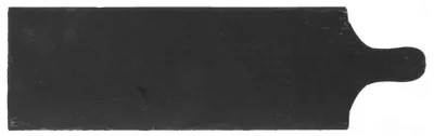 Image de H&H planche à découper rectangulaire avec 1 poignée en ardoise, 53,5 x 16 cm