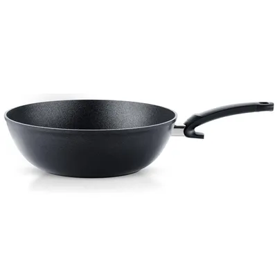 Immagine prodotto di Fissler Adamant / padella wok in alluminio (Ø 30 cm, 5,2 litri) rivestita, padella asiatica grande, bordo alto, antiaderente - induzione