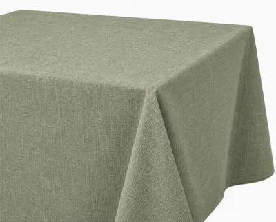 Produktbild von Tischdecke Leinenoptik 90x90 cm eckig beschichtet wasserabweisend Lotuseffekt schmutzabweisend hellgrün