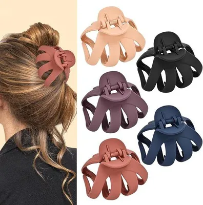 Produktbild von Famanu Haarklammern Octopus-Design - 5 Stück in verschiedenen Farben