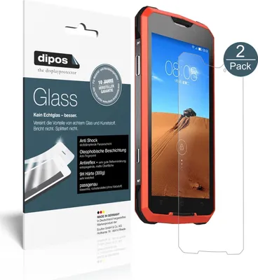Produktbild von Dipos Glass, Rugum, Rugum V1, Schockresistent, 2 Stück(e)