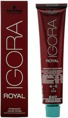 Produktbild von Schwarzkopf Haarfarbe Professional Igora Royal Permanent Color Creme 4-6